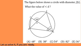 What Is The Value Of Angle d° [upl. by Atnek]