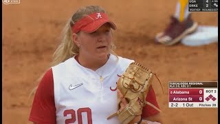 Alabama vs Arizona State Softball 2019 NCAA Softball Championship Regional Final [upl. by Eanel]