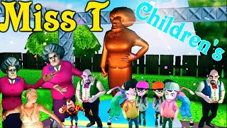 Miss T Childrens Party  Special Chapter  Scary Teacher 3D [upl. by Venu]