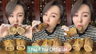 MUKBANG beef bone marrow ASMR  The best of delicious Thu Thu food 196 [upl. by Michi]