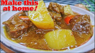 BEEF CURRY  do not Boil in Water directly I will show you How to cook Delicious Beef Curry [upl. by Ezirtaeb]