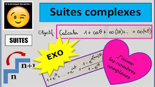 Suites COMPLEXES  Exemple [upl. by Aznerol]