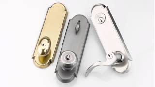 Single amp Two Point Locksets  Annapolis amp Modern Rectangular Trim Styles [upl. by Ahtelat]