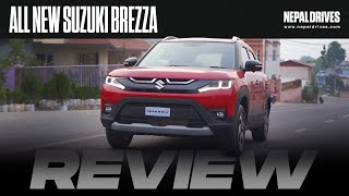 All New Suzuki Brezza Review  Nepal Drives [upl. by Massie]