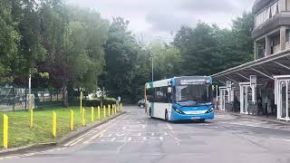 Bus Spotting Stagecoach South Wales Enviro 200 MMC 26185 YX67 UZV Route X24 Blaenavon to Newport [upl. by Tecla]