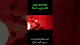 solar system working model  shorts  scienceproject [upl. by Paulson]