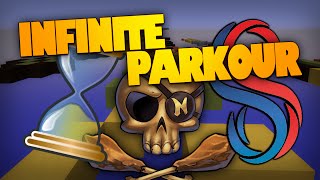 Minecraft  INFINITE PARKOUR  NeverEnding Parkour Map Beat My Score Minecraft Parkour [upl. by Akisey]