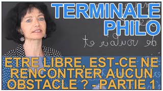 Être libre estce ne rencontrer aucun obstacle   partie 1  Philosophie  Les Bons Profs [upl. by Lauree]