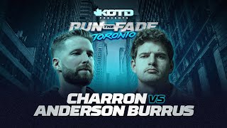 KOTD  CHARRON vs ANDERSON BURRUS I RapBattle Full Battle [upl. by Llimaj]