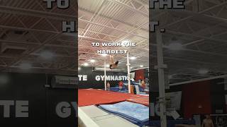 Training triple pike THE HARDEST FLOOR PASS gymnastics gymnast gym olympicd tumbling [upl. by Charisse]