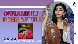 MALAYALAM UKULELE TUTORIAL  ONNAMKILI  ONLY 2 CHORDS  KILICHUNDAN MAMAZHAM  ASWATHI MUSIC CAFE [upl. by Eninahpets]