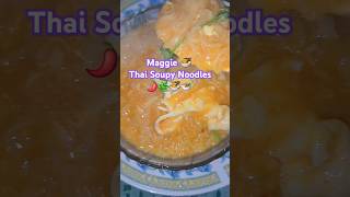 Healthy Maggi Thai Soupy Noodles 🍜 maggihealthy soupynoodlesfoodrecipe cookingshortsfypyt [upl. by Khajeh]