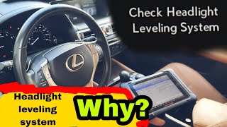 Lexus Headlight leveling system reason  B2425B2417 [upl. by Yelir875]