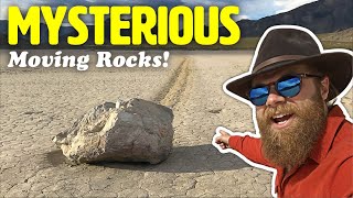 How these MYSTERIOUS Rocks Move  The Racetrack Playa Death Valley [upl. by Notlef]