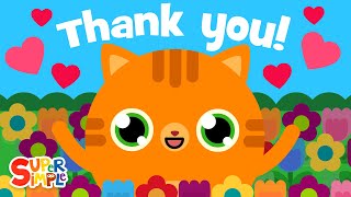 Im Thankful  Kids Songs  Super Simple Songs [upl. by Vaios]