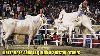 Tiene 15 años y le quedó a 2 DESTRUCTORES DE MEMO OCAMPO en Tonatico EdoMex 2024  Jaripeo Completo [upl. by Nahtannoj]