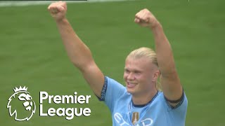 Erling Haalands chip puts Manchester City 10 ahead of Chelsea  Premier League  NBC Sports [upl. by Adnohs]