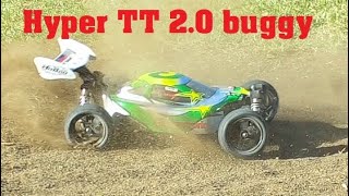 bashing a 110th buggy was surprisingly fun  hobao hyper TT 2 0 as 110th buggy 3s [upl. by Enniotna550]