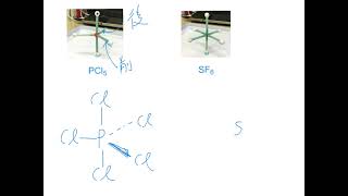 化學教室 第24章 4 PCl5與SF6分子的形狀 [upl. by Hamer591]