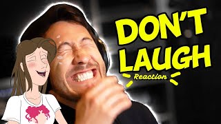 Markipliers Try Not To Laugh Challenge 18 REACTION [upl. by Ereveneug]