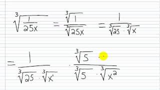 Rationalize the Denominator with Variables [upl. by Tihw]