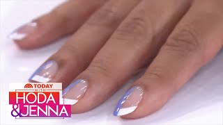 Manicurist to the stars demonstrates 3 new nail trends [upl. by Prentice]