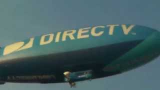 Directv blimp flying in Los Angeles CA 112914 part 2 [upl. by Hyrup]