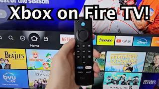 How to Play Xbox Game Pass Ultimate on Amazon Fire TV Stick 4K  Demo [upl. by Anayet]