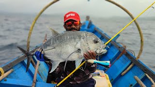 GT Popping with Shimano Saragosa 14000 Reel Mothers day special episode by Baits and Bites fising [upl. by Ardnusal652]