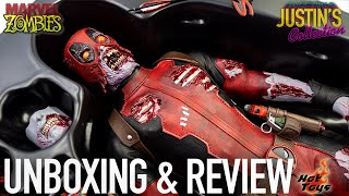 Hot Toys Zombie Deadpool Marvel Zombies Unboxing amp Review [upl. by Yzzo]