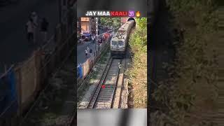 Power Of Maa Kali In Railway Track Credit addicatedtosanatanshortsviralonsbhakticreation [upl. by Zoller111]