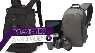 Praxistest Lowepro Flipside 400 AW  Transit Sling 150 AW [upl. by Lain]