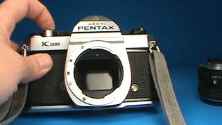 Pentax K1000 Testing [upl. by Tobit]