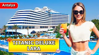 One of the BEST HOTELS in Turkey BUTTitanic Deluxe Lara in Antalya Review [upl. by Nallad]