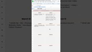 A simple but powerful Social Media Content Calendar  Google Sheets Template 😊👩🏻‍💻✨socialmediatips [upl. by Flaherty]