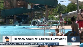 In the 608 Madison pools splash parks now open for Summer [upl. by Anyt]