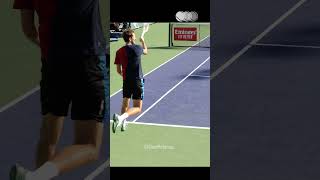 Forehand Compilation  Daniil Medvedev Slow Motion Back View 2 Shorts [upl. by Norm]