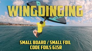 WINGDINGING ON HOMEMADE BOARD WITH CODE FOILS 615R WING [upl. by Therine1]