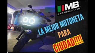 La mejor motoneta para la ciudad  MB RX 175GT  Review  ZankuMotoVlogs  mbrx175gt [upl. by Holbrook305]