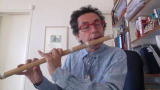 Richard Coeur de Lion Ja nous hons pris with bamboo flute [upl. by Manville418]