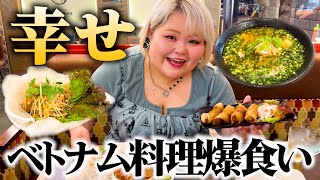 【大盛り】美味しいものを食べ、東京藝大時代の友と語らう人生に必要な時間を過ごした日。【癒し】【ベトナム料理】 [upl. by Anayt]