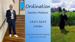 Ordinationsgottesdienst Sascha Maskow [upl. by Lyell]