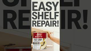 Quick amp Easy Kitchen Cabinet Shelf Edge Tape Repair [upl. by Shalna241]