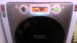 Hotpoint Waschtrockner AQD1071D 69 EUA Aqualtis [upl. by Friedrick723]