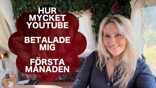 Det fungerar faktiskt att få betalt av det arbete man gör på Youtube Jag berättar 😊 [upl. by Eneiluj]