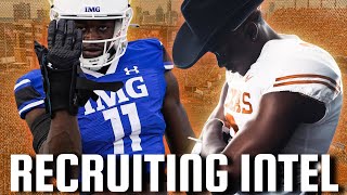 Recruiting Intel LIVE 917 Fivestar Longhorns latest on top Texas recruiting targets [upl. by Aeslek]