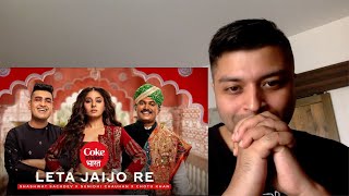 Leta Jaijo Re  Coke Studio Bharat Reaction  Shashwat Sachdev x Sunidhi Chauhan x Chotu Khan [upl. by Reece]