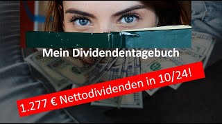 Dividenden sind geil  diese ETFs amp Aktien haben mir 1300€ Dividenden ausgeschüttet  Update 1024 [upl. by Bruno]