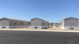 FEMA opens temporary community for Camp Fire survivors in Gridley [upl. by Duwalt662]