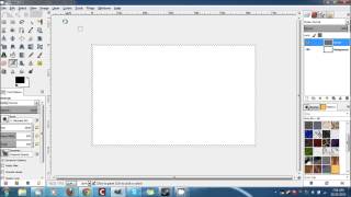 GIMP Tutorial  How to Add a Border [upl. by Zetram]